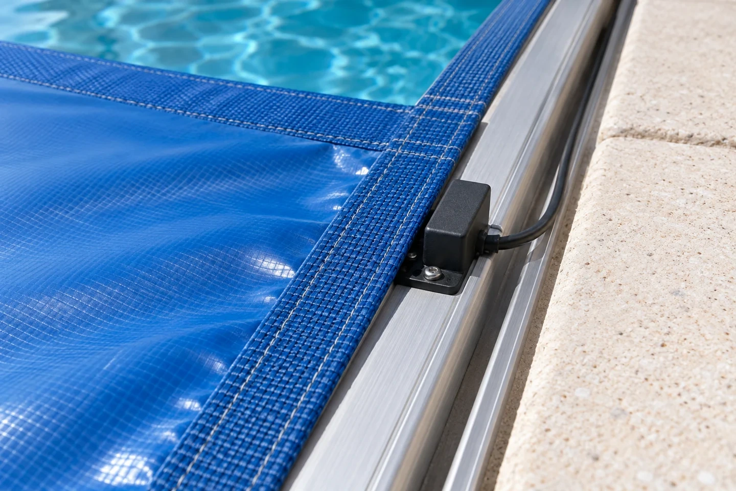 Guide-feed magnetic sensor and cover webbing inspection reference